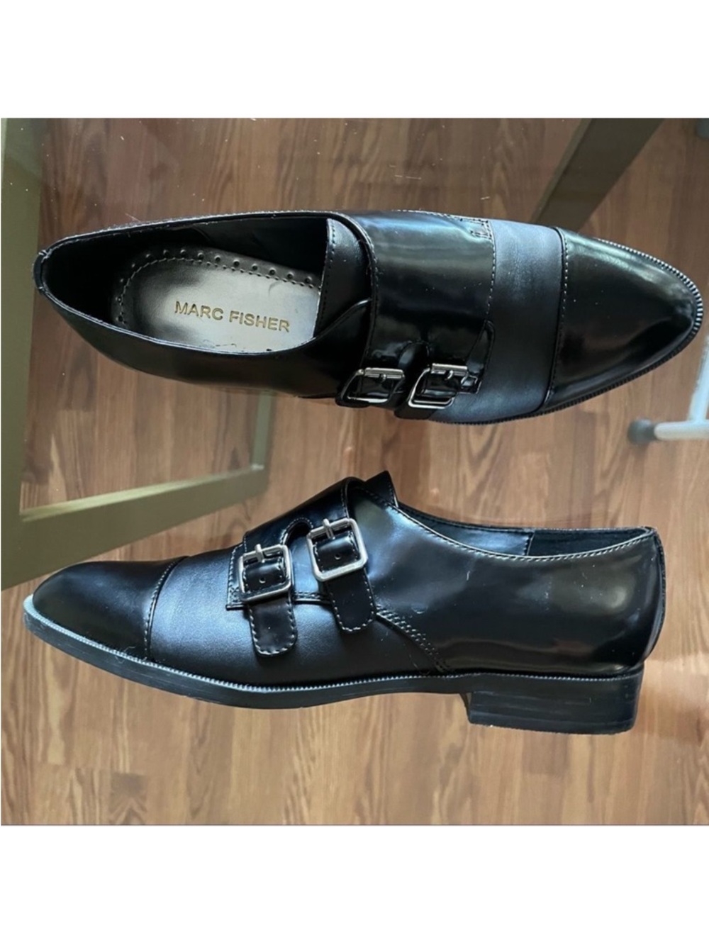 Marc Fisher womens Fawna black oxfords size 7.5 - Picture 10 of 11